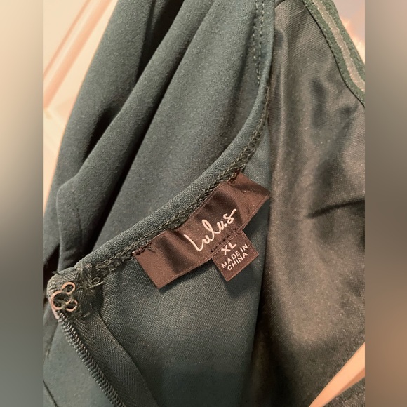 Green Lulus jumpsuit - Picture 5 of 7